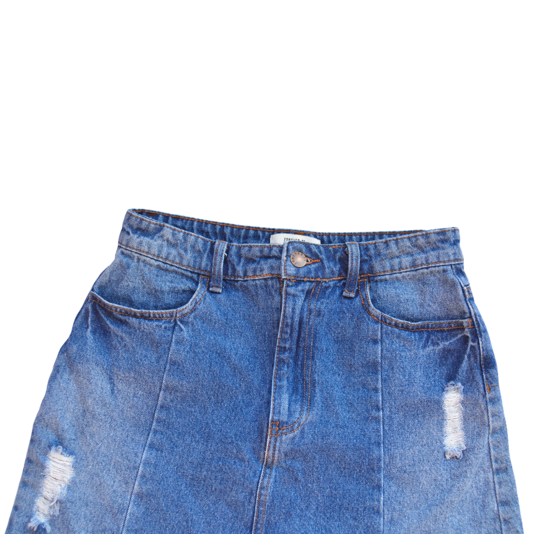 Minifalda denim