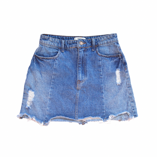 Minifalda denim