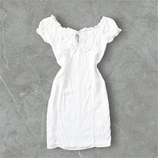 Vestido cottage blanco