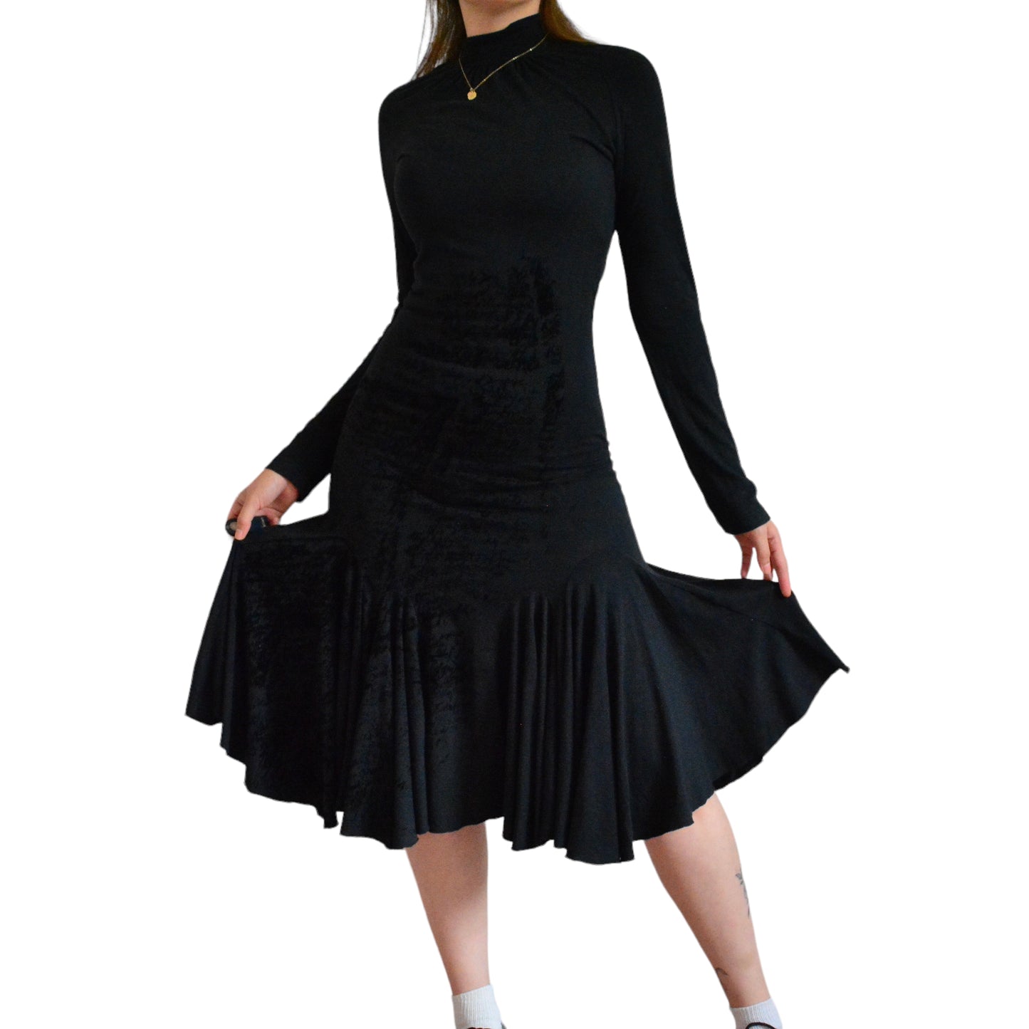 Vestido Desigual negro