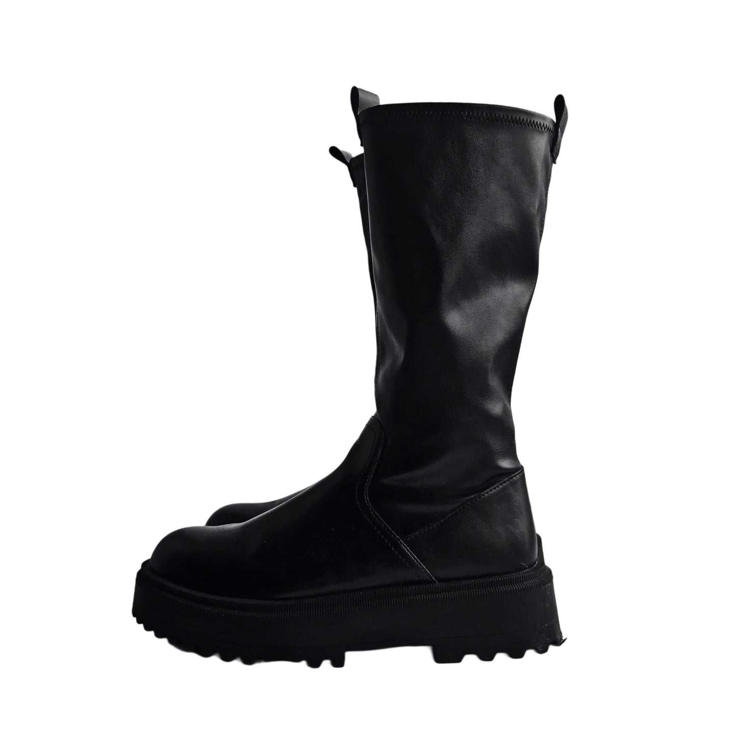 Botas negras con plataforma