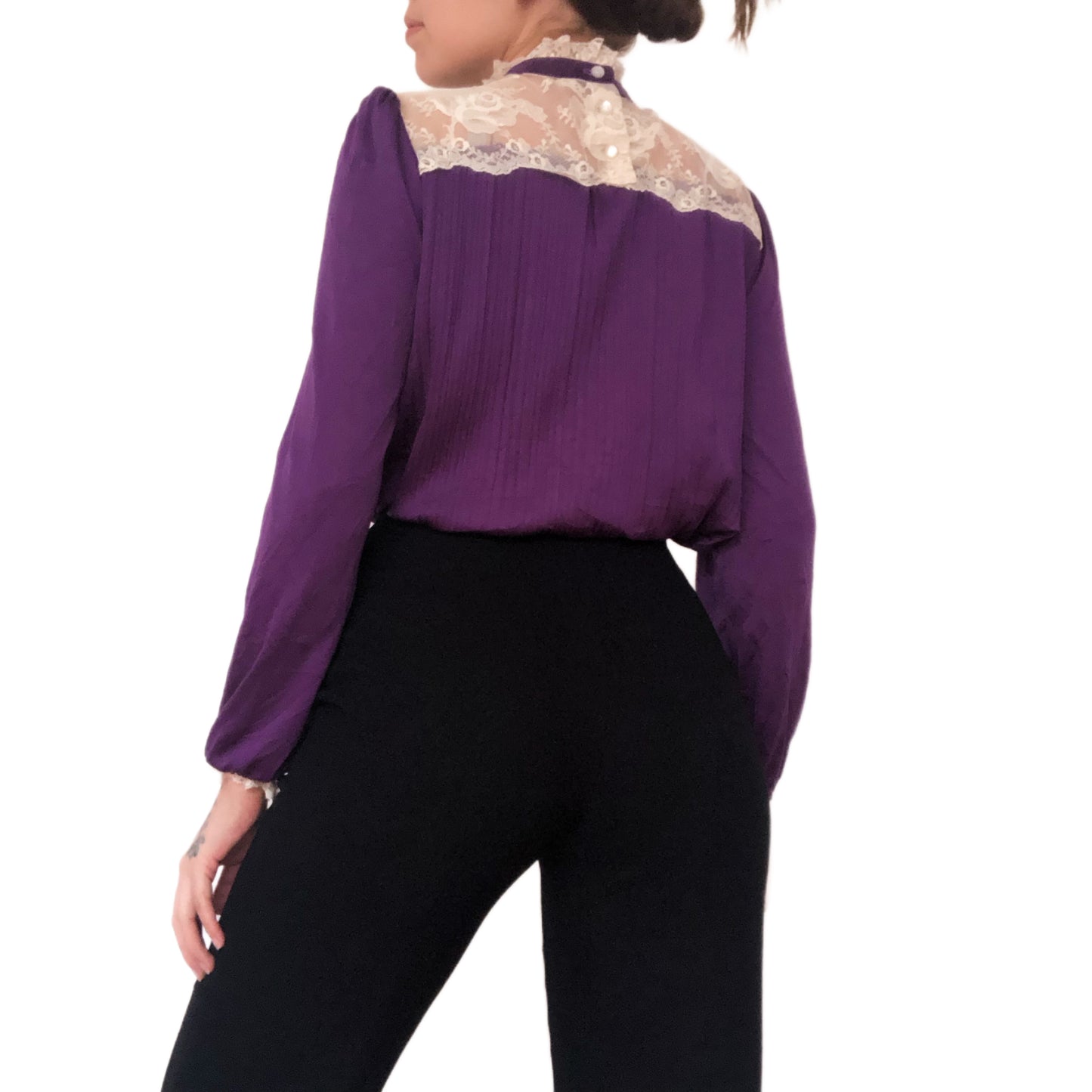 Blusa plisada