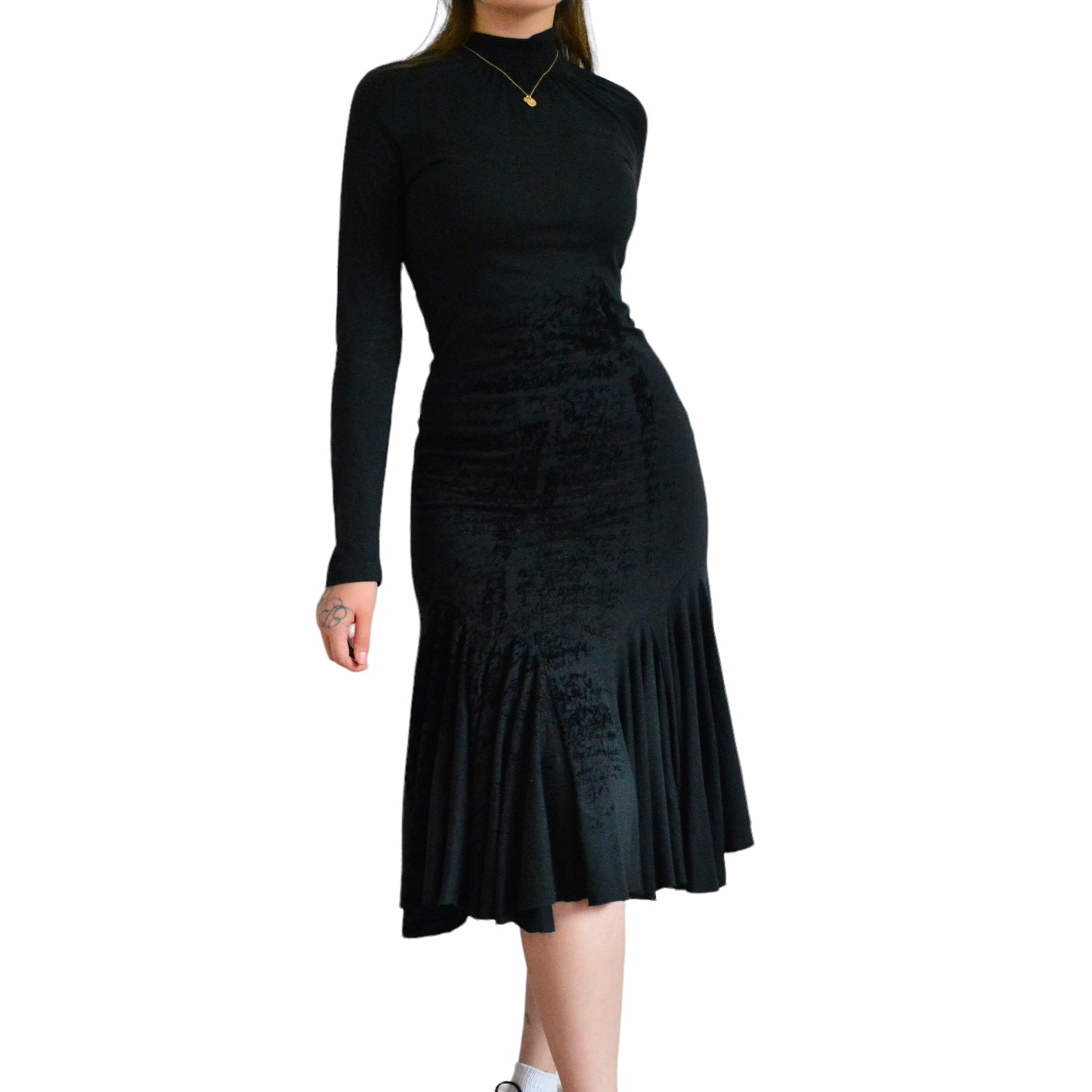 Vestido Desigual negro
