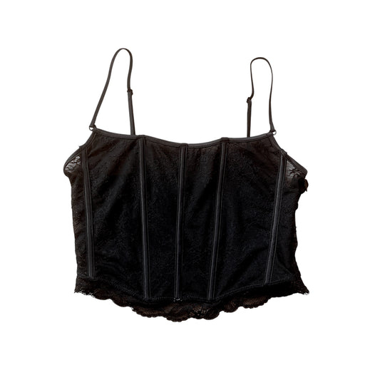 Corset negro encaje