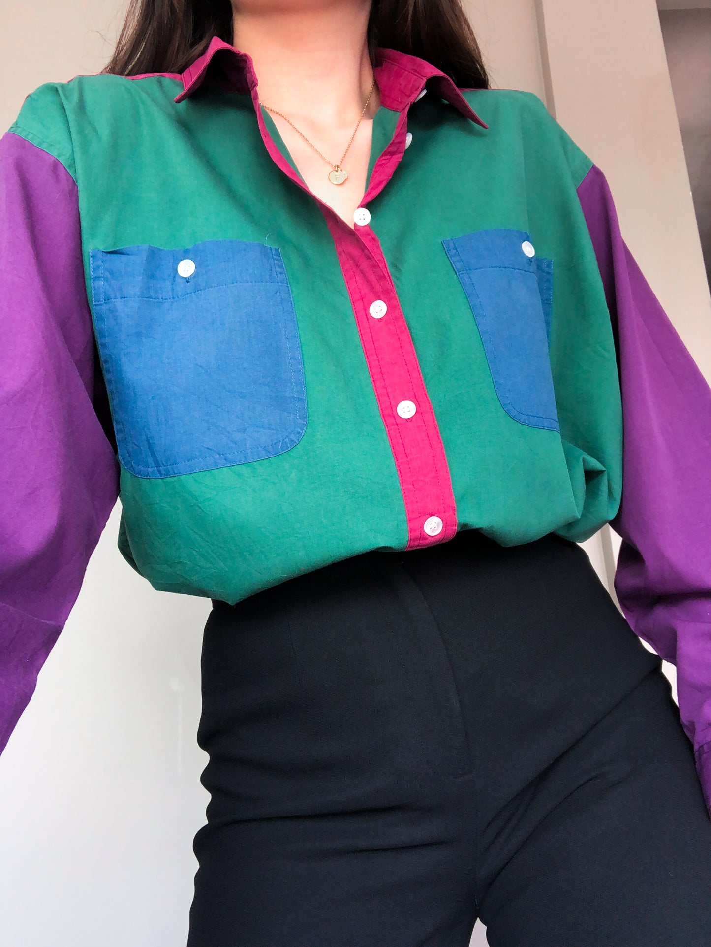 Camisa groovy 90s multicolor