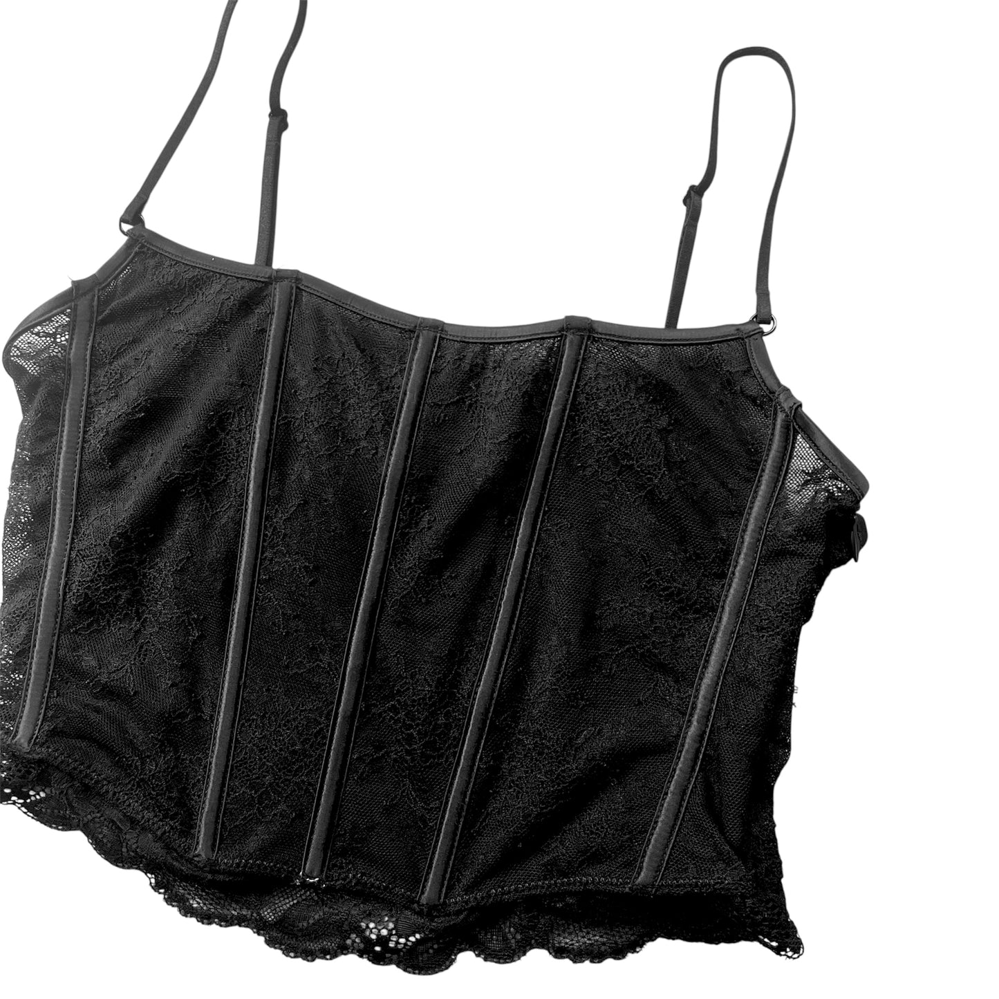 Corset negro encaje