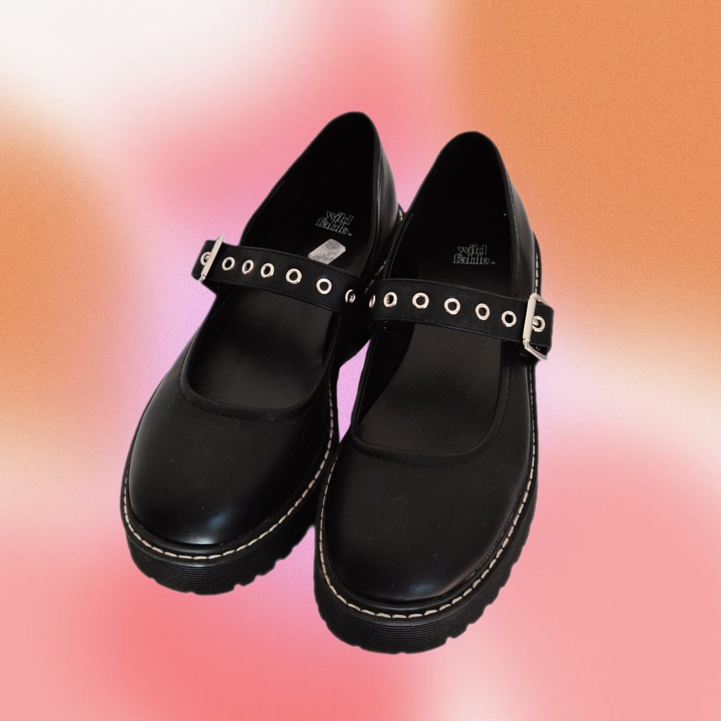 Zapatos Mary Jane negros