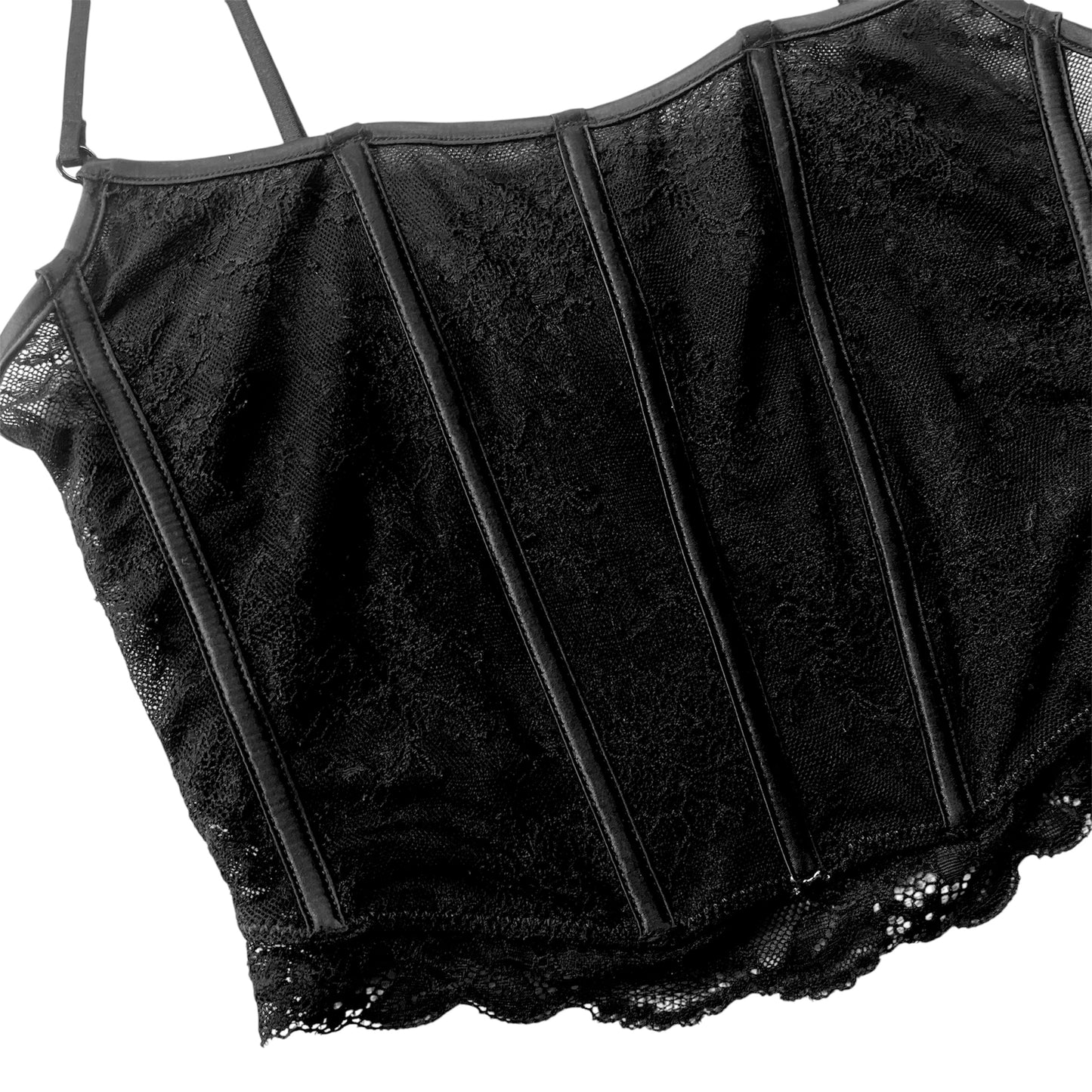 Corset negro encaje