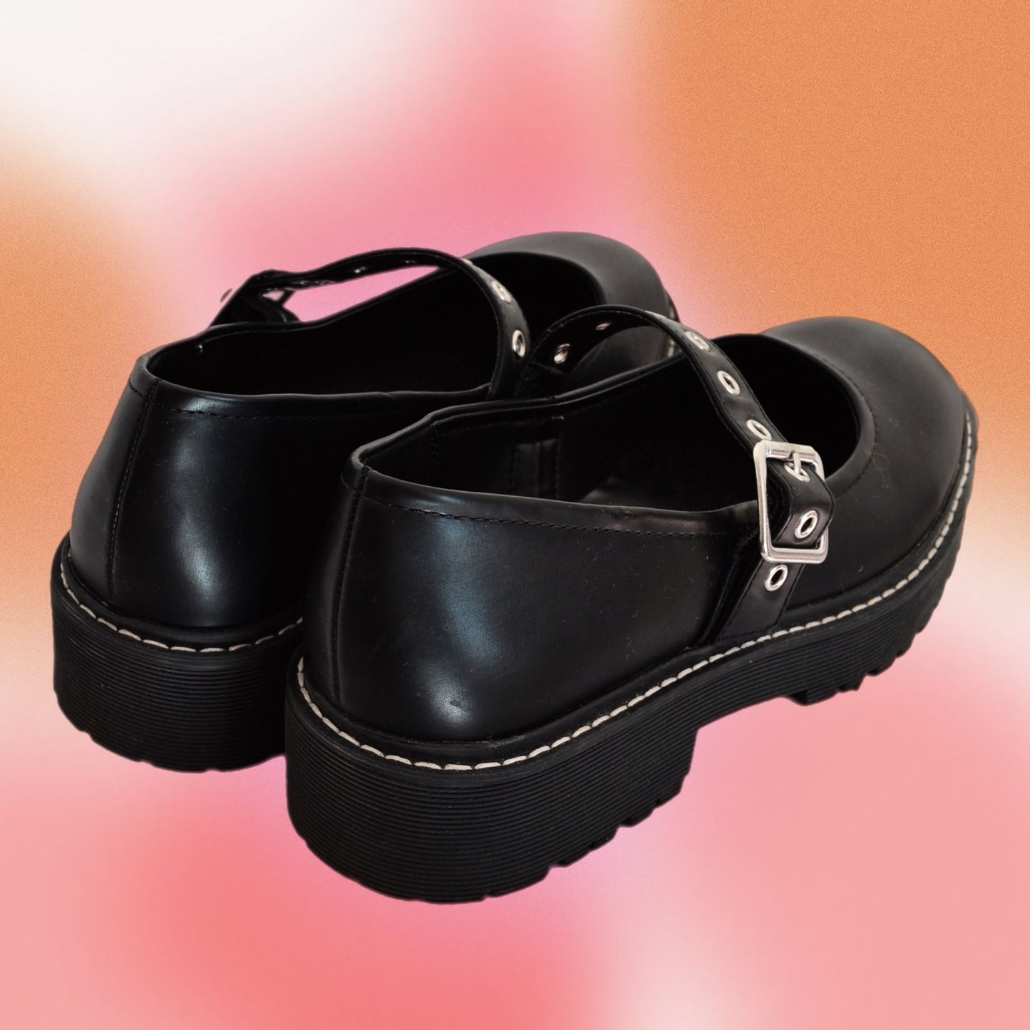 Zapatos Mary Jane negros