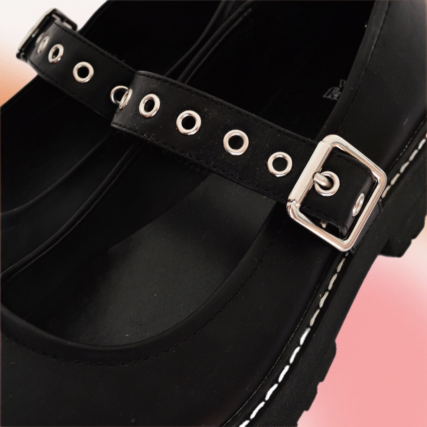 Zapatos Mary Jane negros