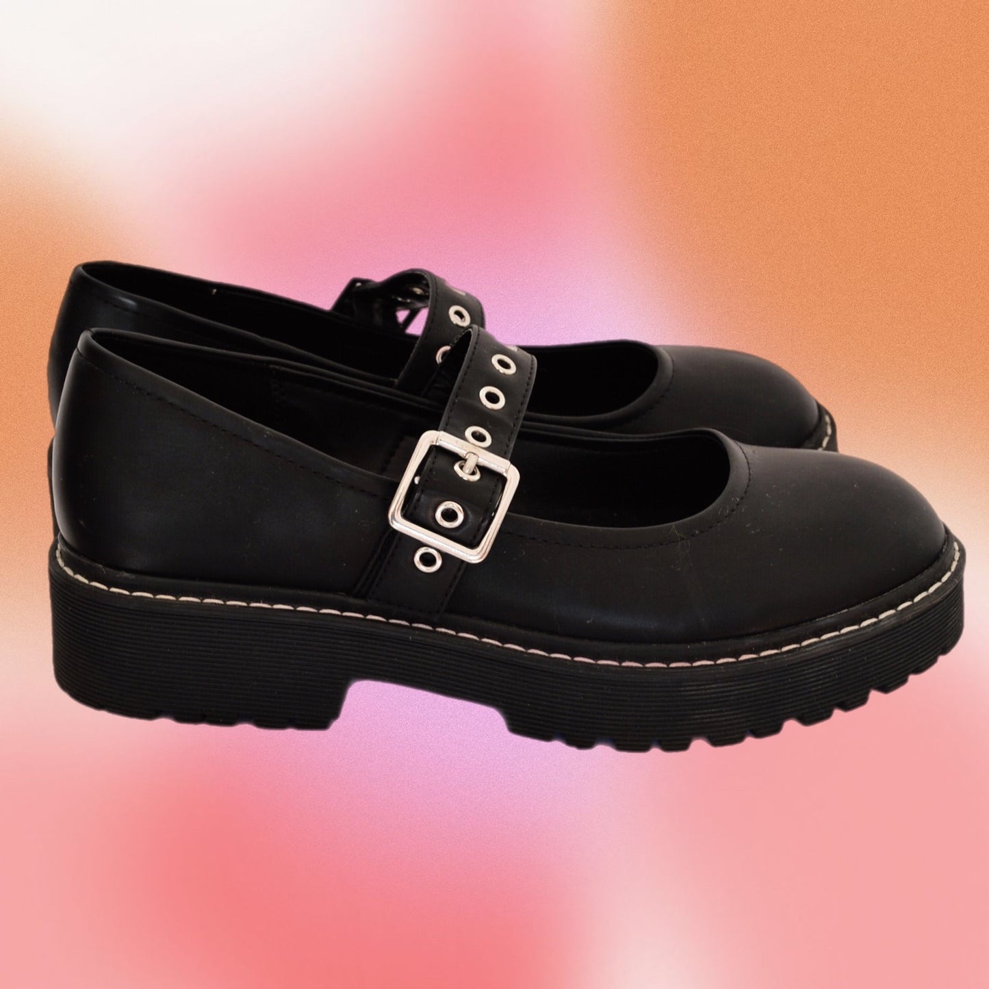 Zapatos Mary Jane negros