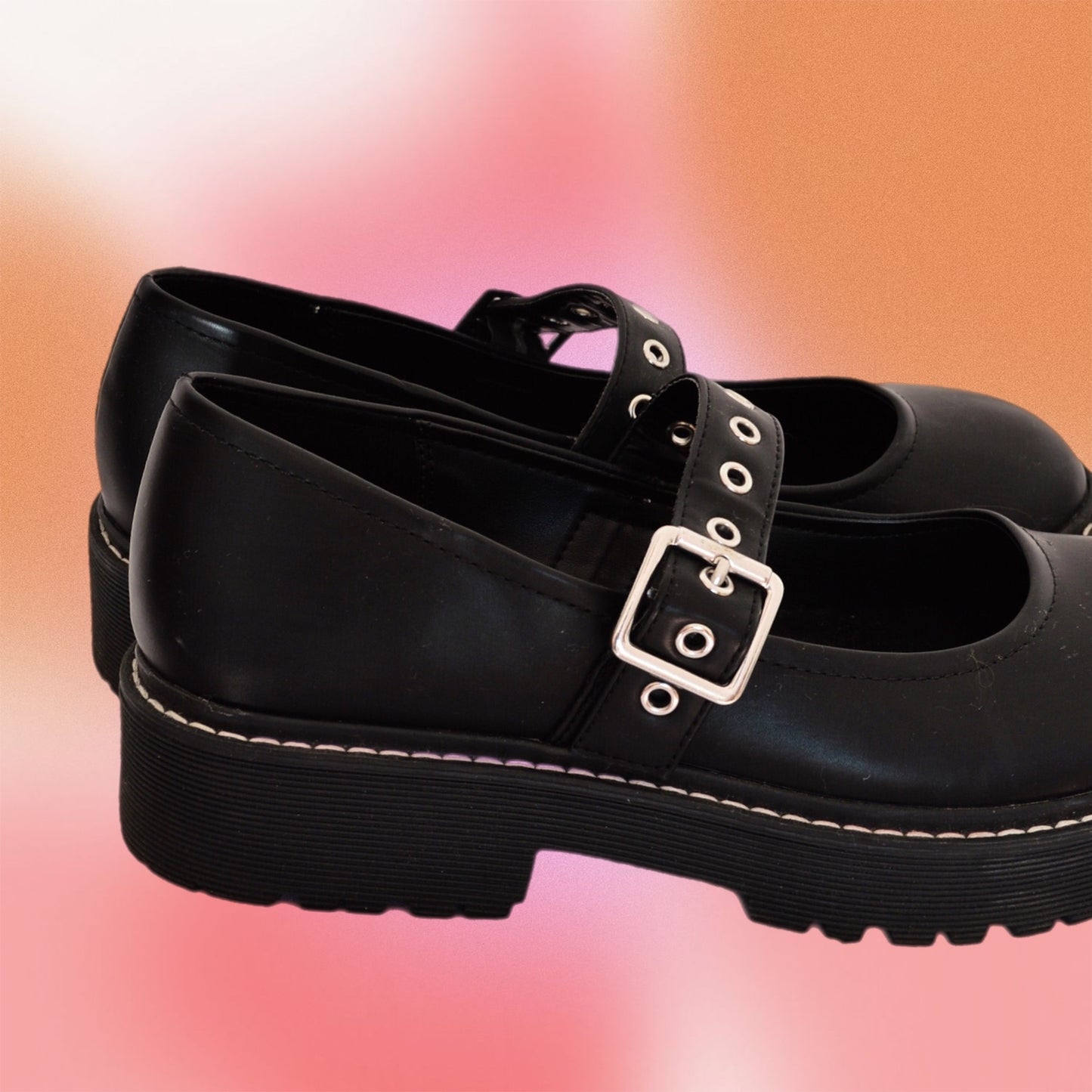 Zapatos Mary Jane negros