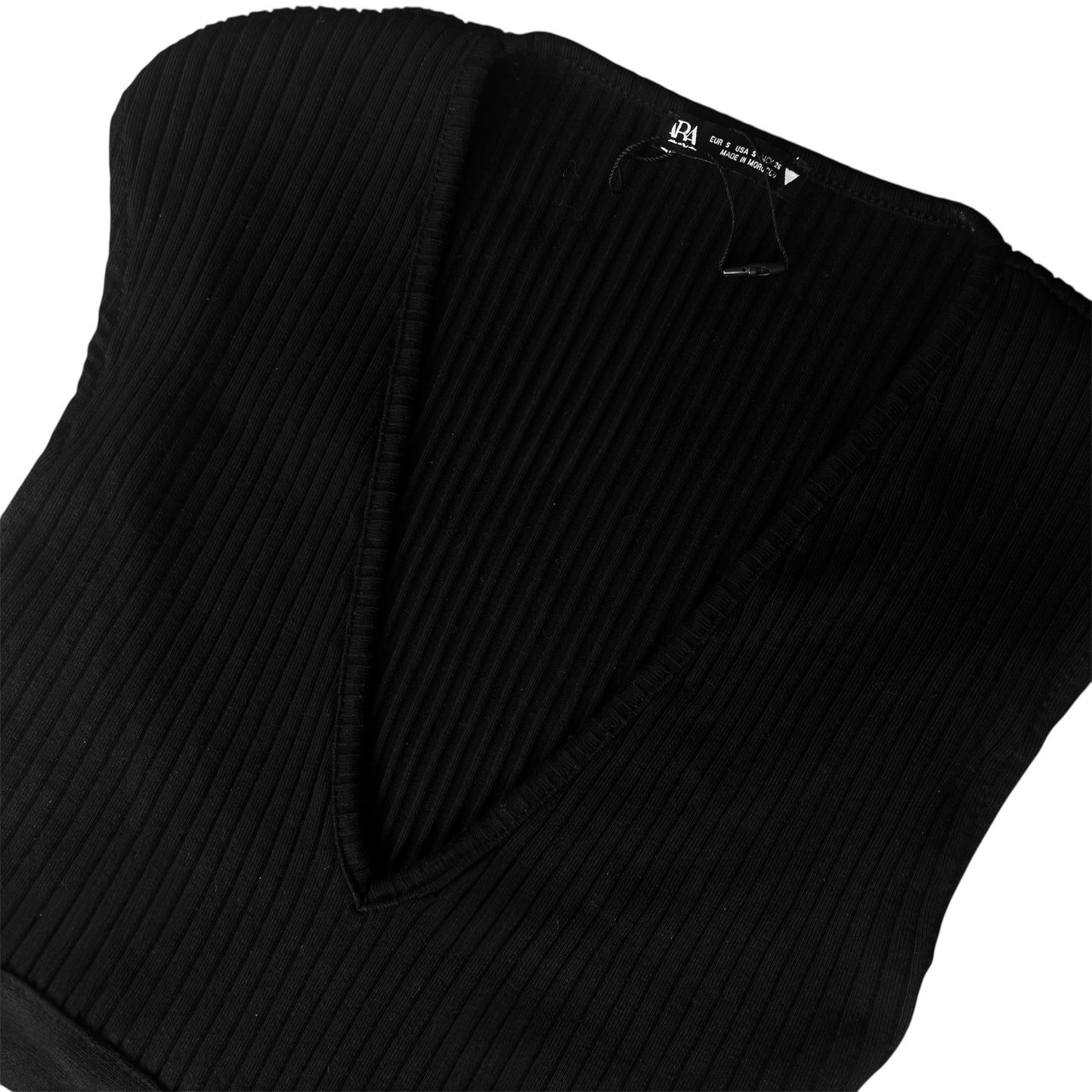 Vestido negro largo con aberturas