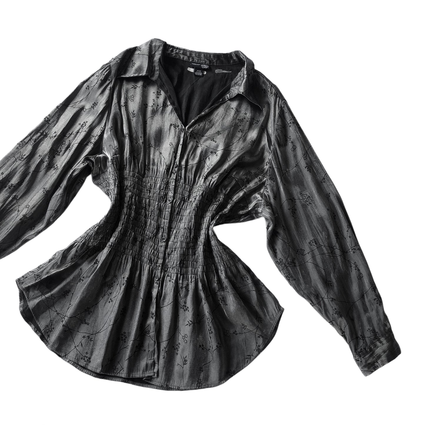 Blusa metálica upcycling