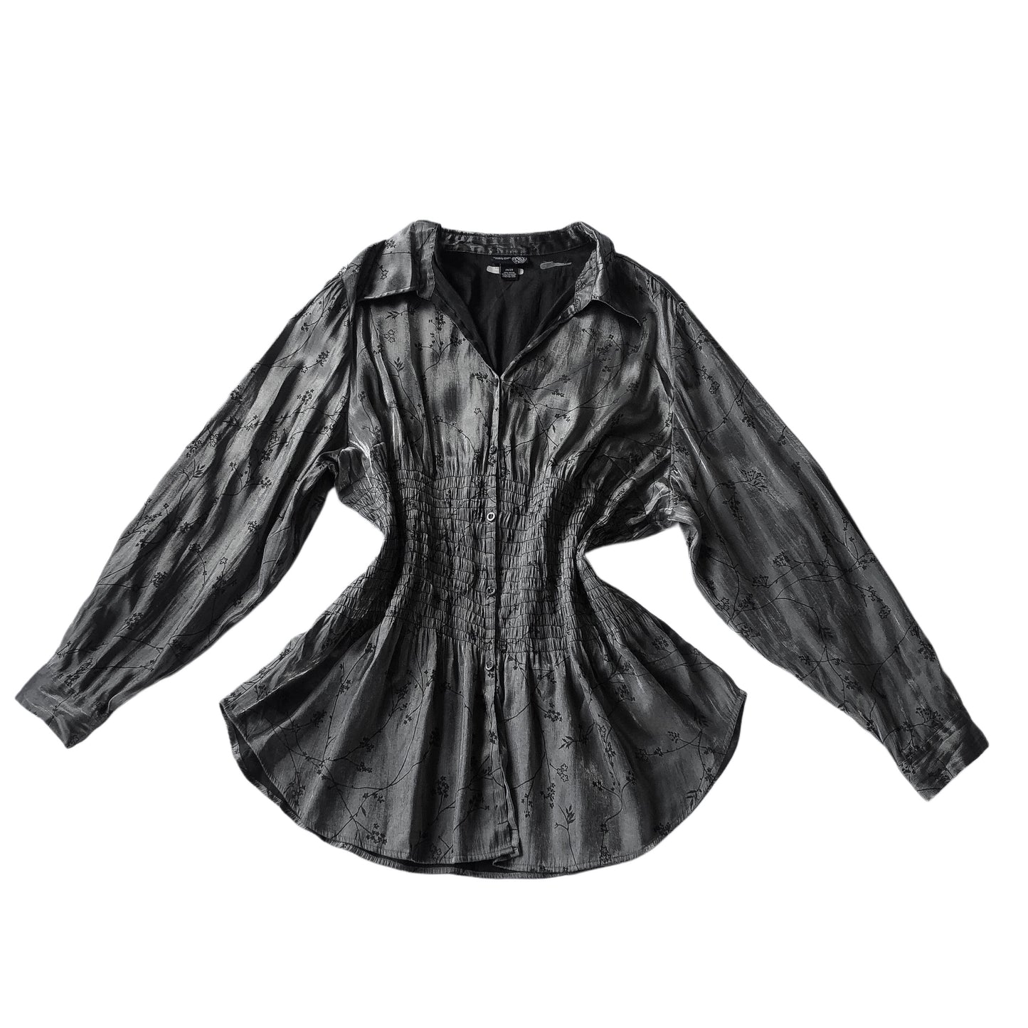 Blusa metálica upcycling