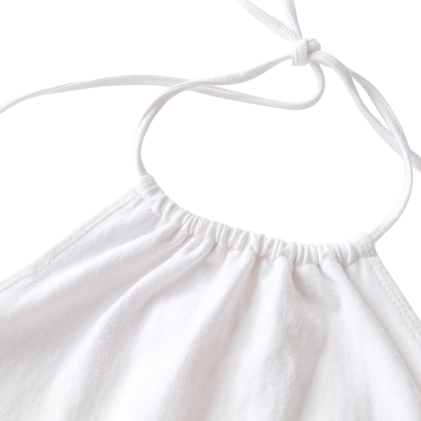 Vestido blanco halter