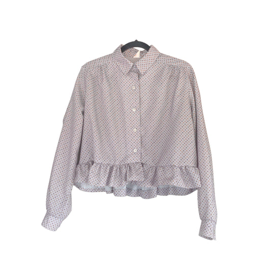 Blusa upcycling con ruffles