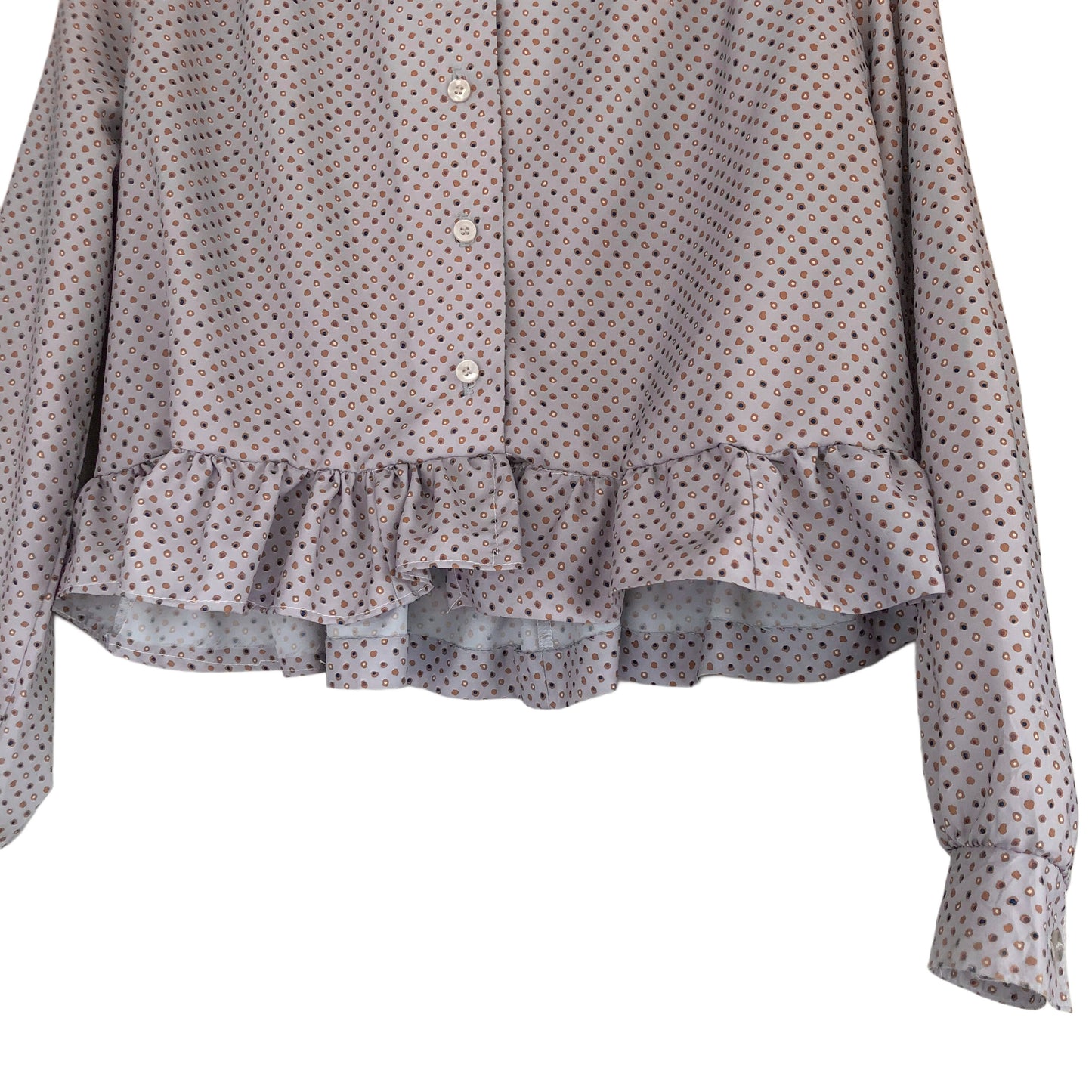 Blusa upcycling con ruffles