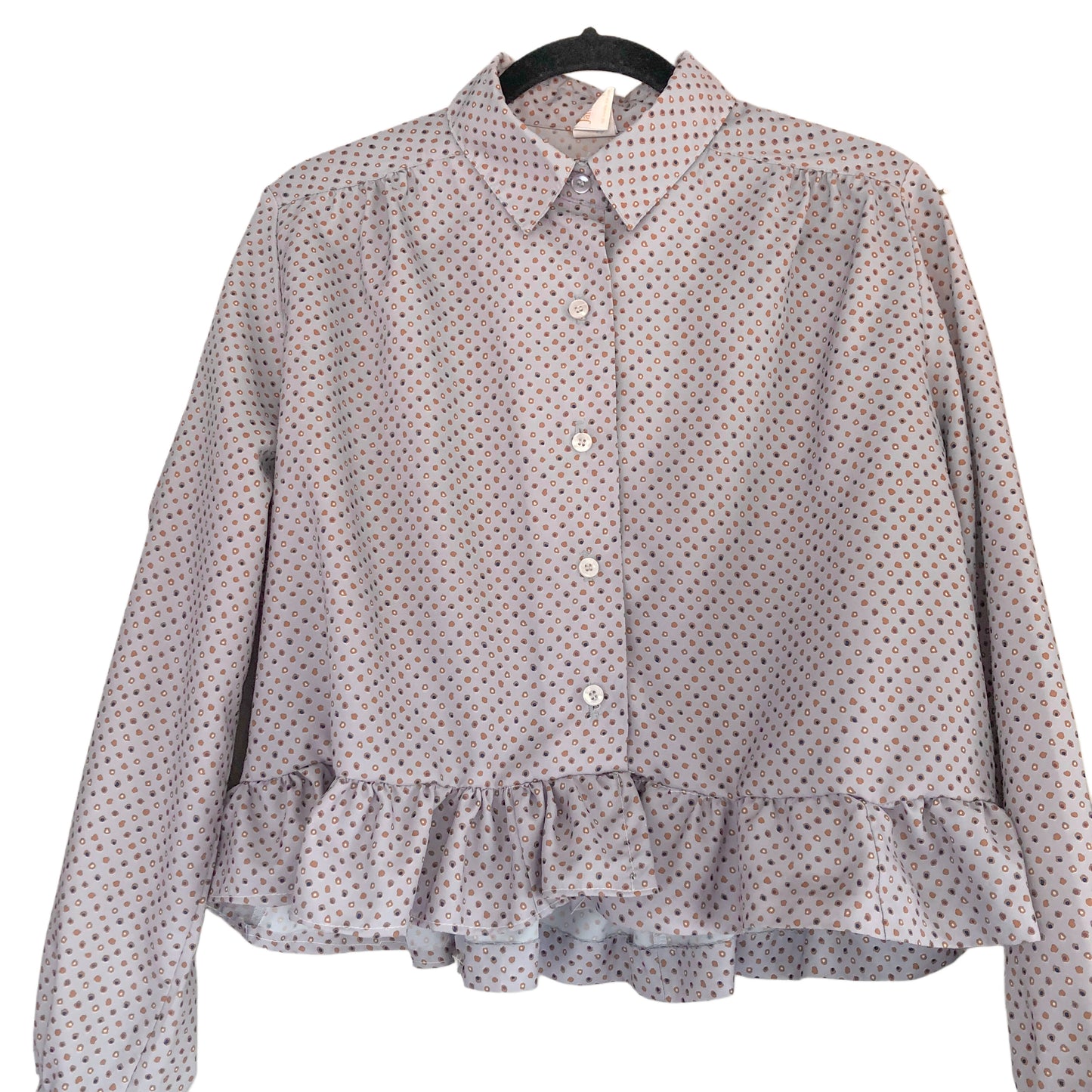 Blusa upcycling con ruffles