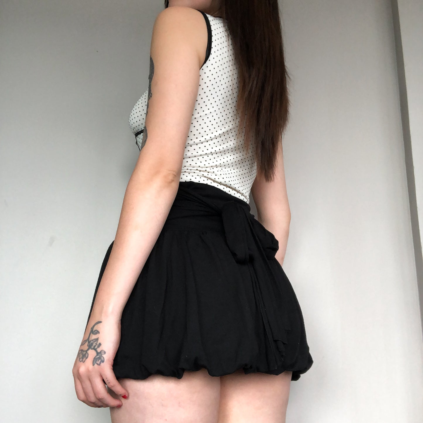 Blusa polka dots encaje